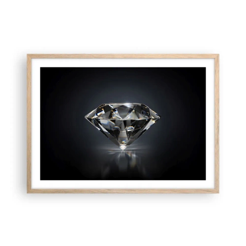 Een poster in een licht eiken lijst - Beste vriendinnen - 70x50 cm