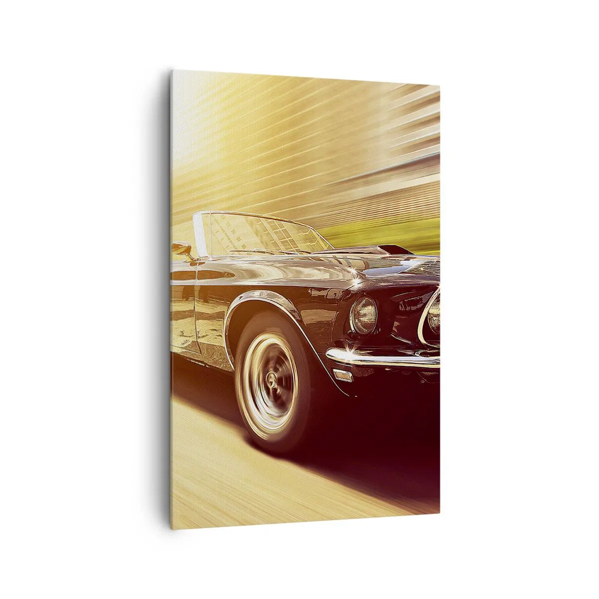 Schilderen op canvas - 1967 - de legende keert terug - 80x120 cm