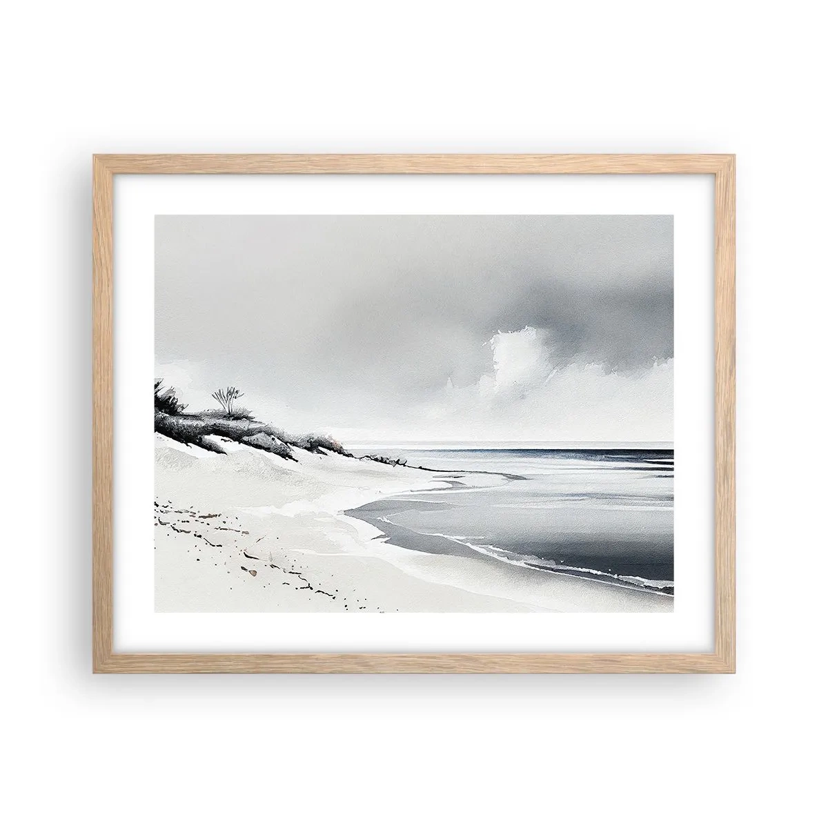 Een poster in een licht eiken lijst - Voor altijd samen - 50x40 cm