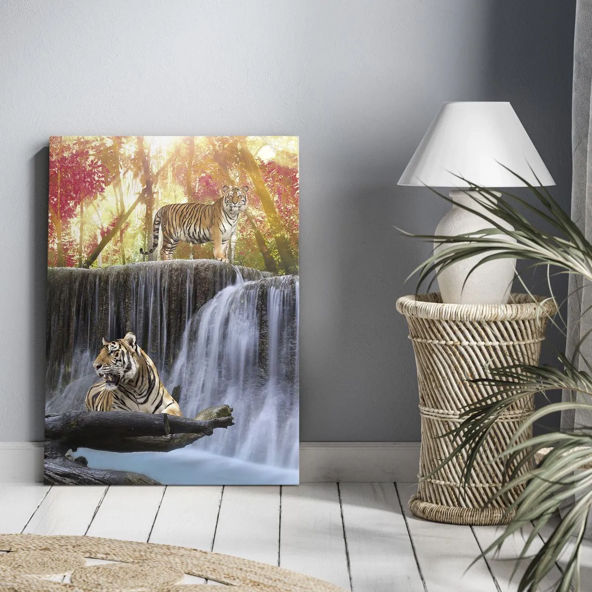 Schilderen op canvas - Surrealistisch landschap - 50x70 cm