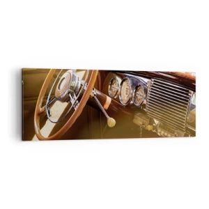 Schilderen op canvas - Een adem van luxe uit het verleden - 140x50 cm