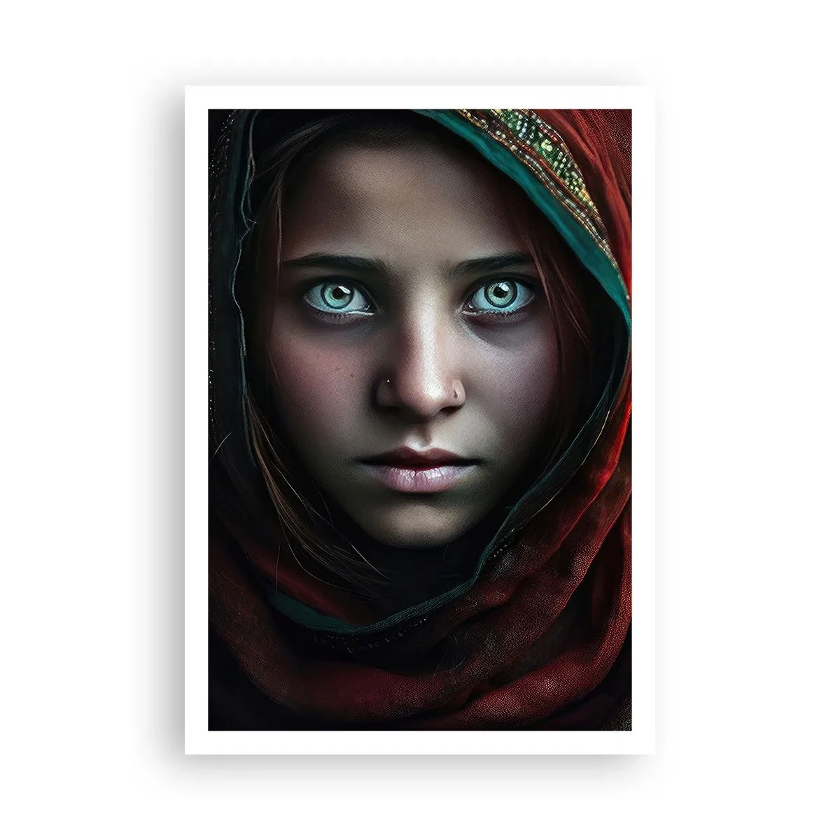 Poster - Oosterse prinses - 70x100 cm