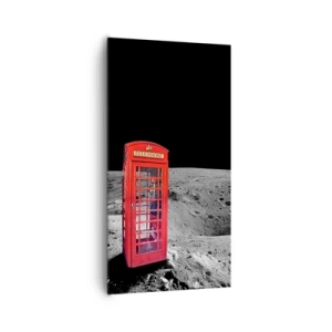 Schilderen op canvas - Een kosmische grap - 65x120 cm
