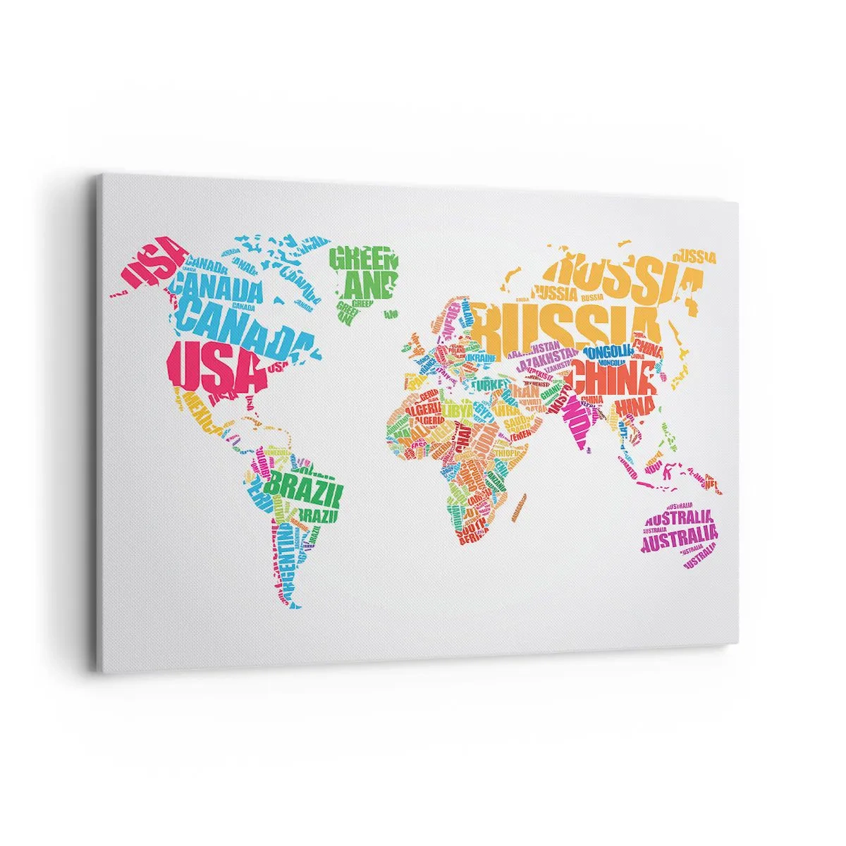 Schilderen op canvas - Ik wil ze allemaal weten - 100x70 cm