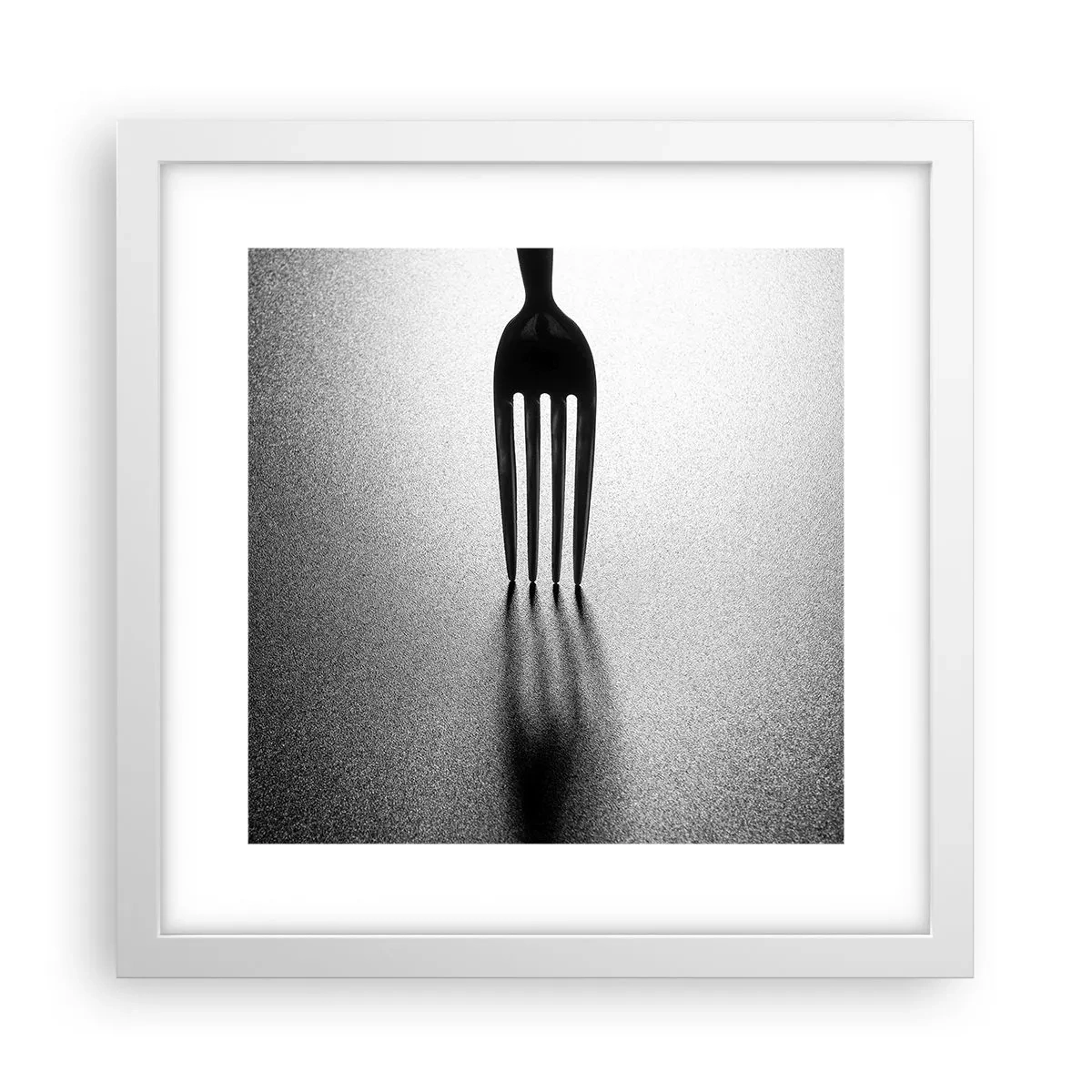Poster in een witte lijst - Licht en schaduw - 30x30 cm