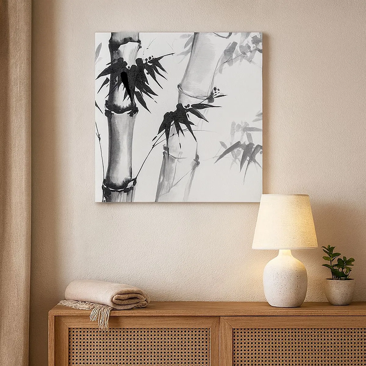 Schilderen op canvas - Close-up op het oosten - 30x30 cm