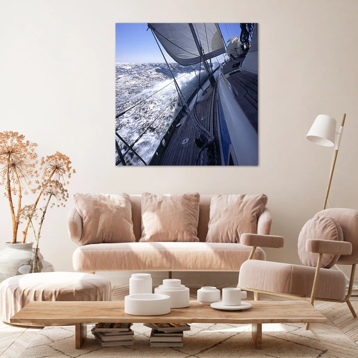 Schilderen op canvas - Ik weet wat het is om een ​​vogel te zijn - 70x70 cm