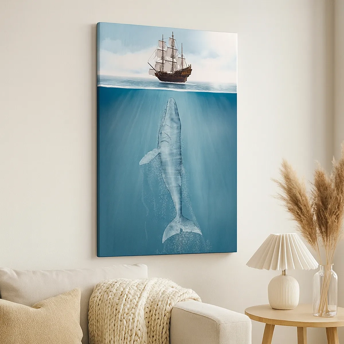 Schilderen op canvas - Het is beter om het niet te weten - 50x70 cm