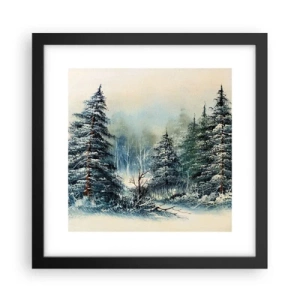 Poster in een zwarte lijst - Klaar voor kerst - 30x30 cm