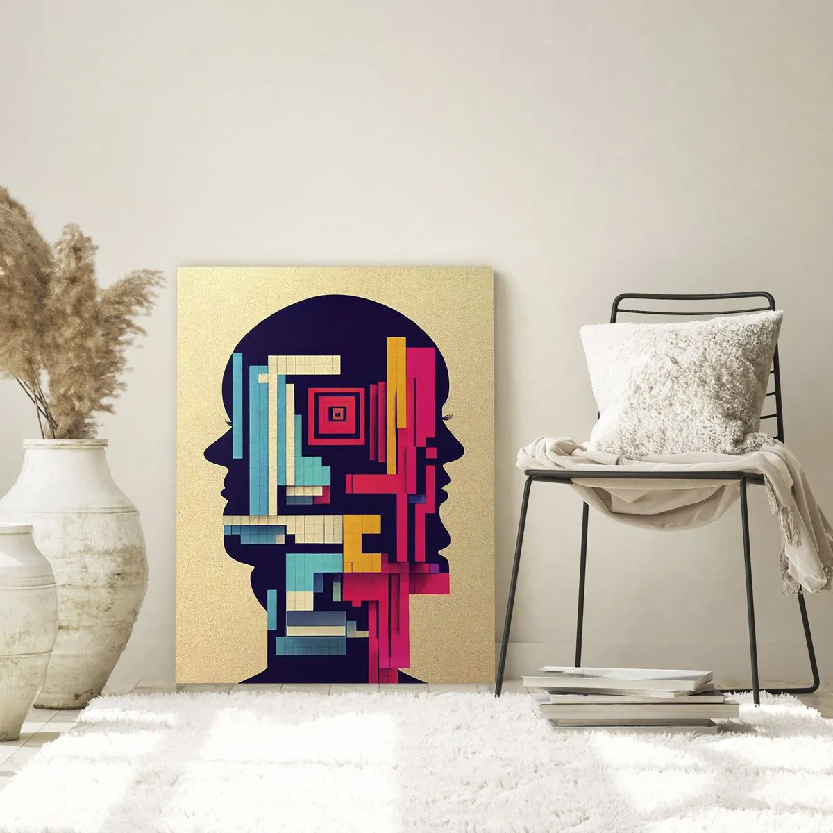 Schilderen op glas - Nieuwe banden - 70x100 cm