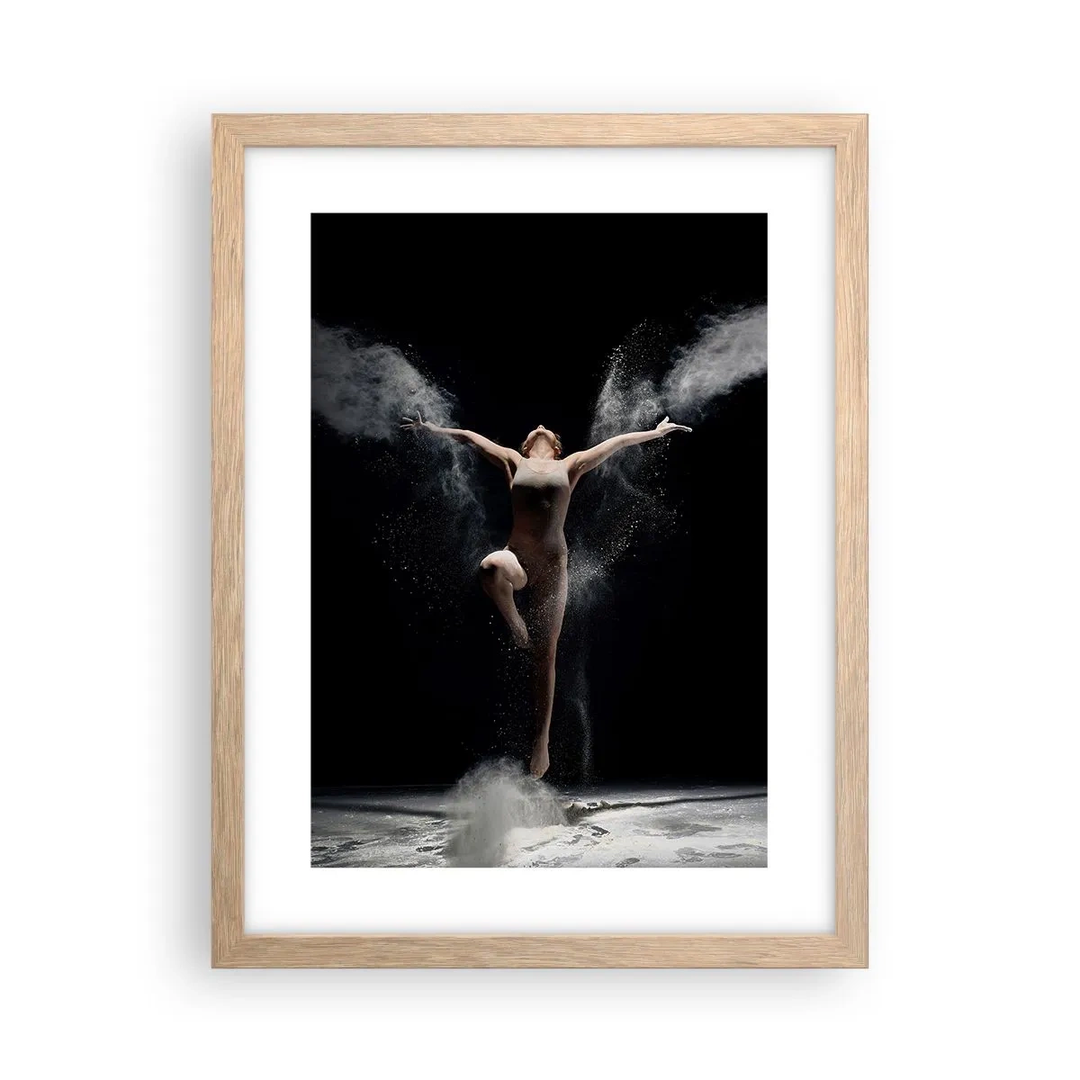 Een poster in een licht eiken lijst - Elfen bestaan - 30x40 cm