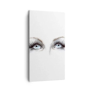 Schilderen op canvas - Ogen van een engel - 45x80 cm