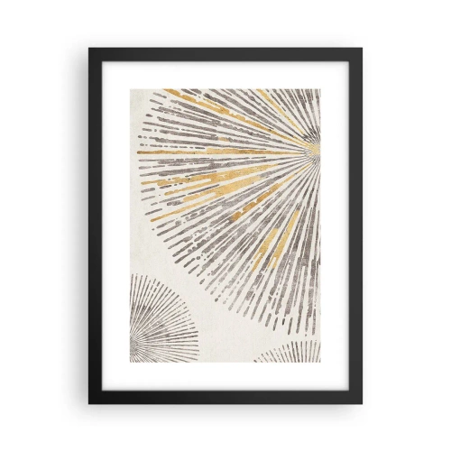 Poster in een zwarte lijst - De schoonheid van de straal - 30x40 cm