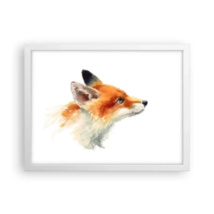 Poster in een witte lijst - Je kunt nooit voorzichtig genoeg zijn - 40x30 cm