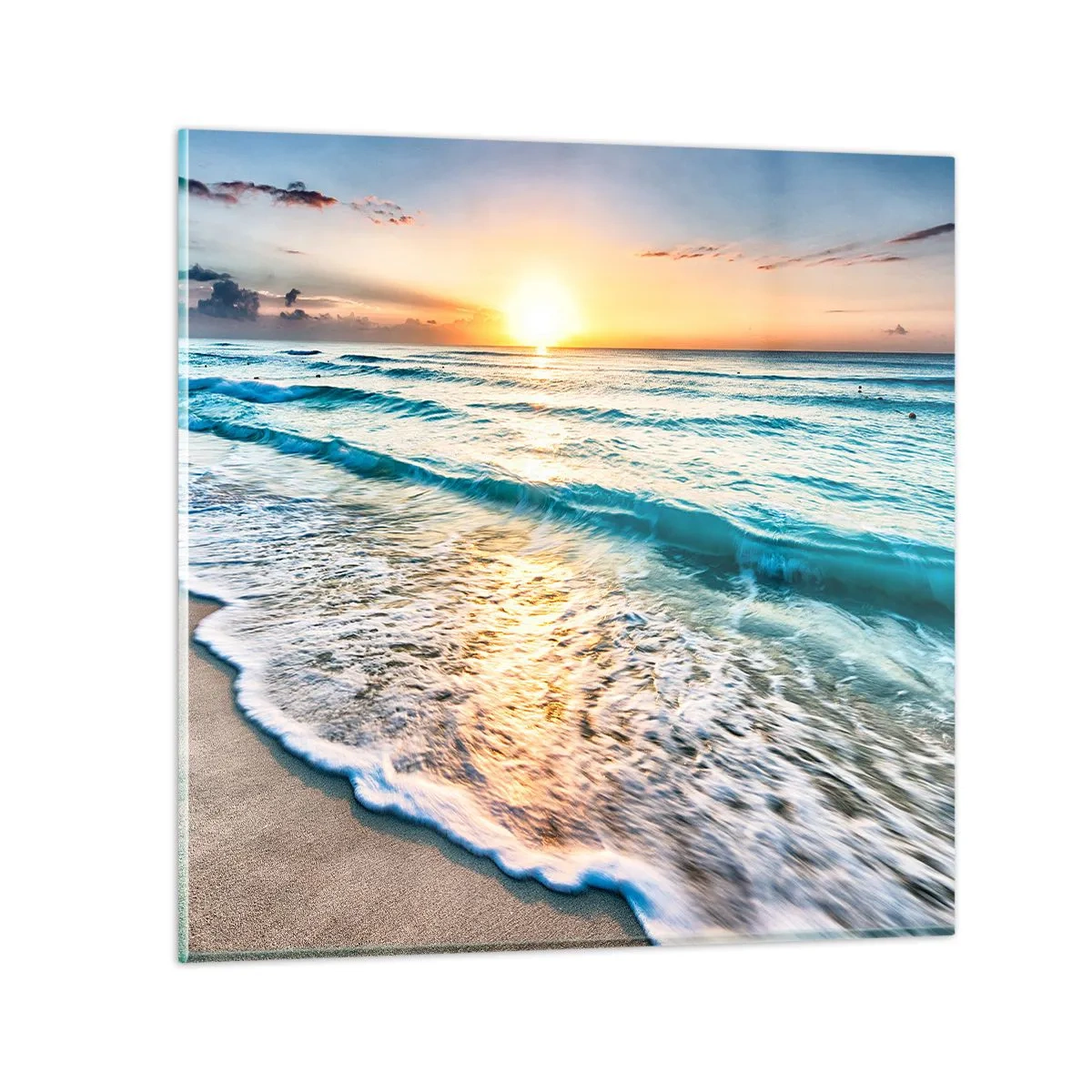 Schilderen op glas - Een uitzicht dat de moeite waard is - 60x60 cm