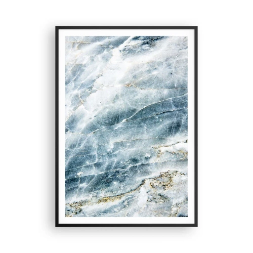 Poster in een zwarte lijst - Ijs wereld - 70x100 cm