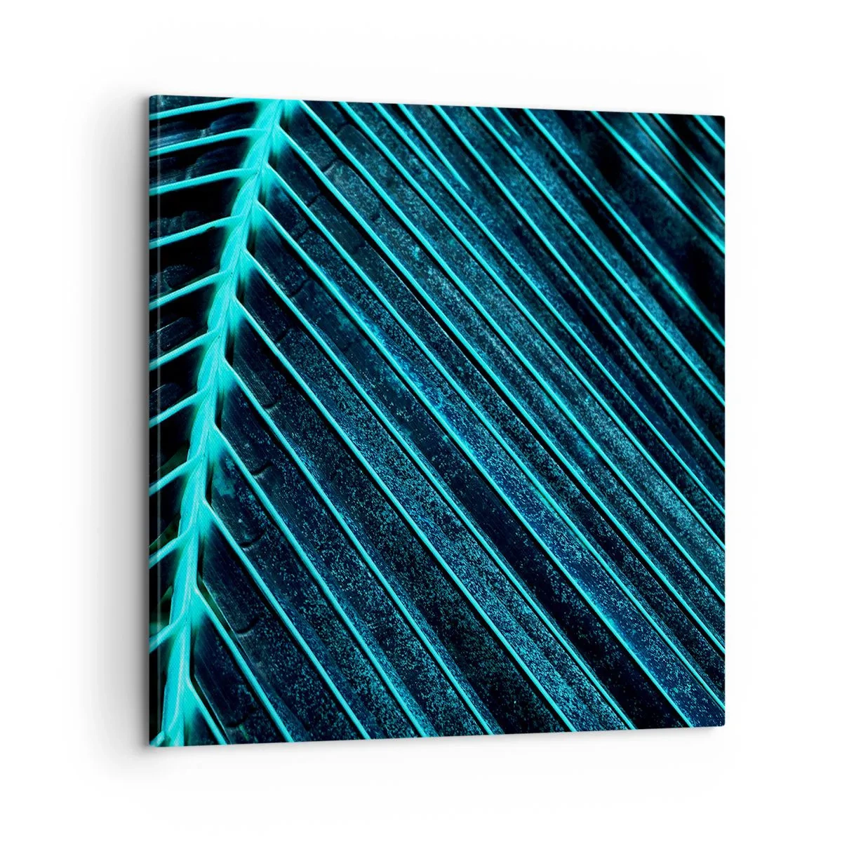 Schilderen op canvas - Groene textuur - 60x60 cm