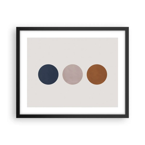 Poster in een zwarte lijst - Een symbool van uitmuntendheid - 50x40 cm