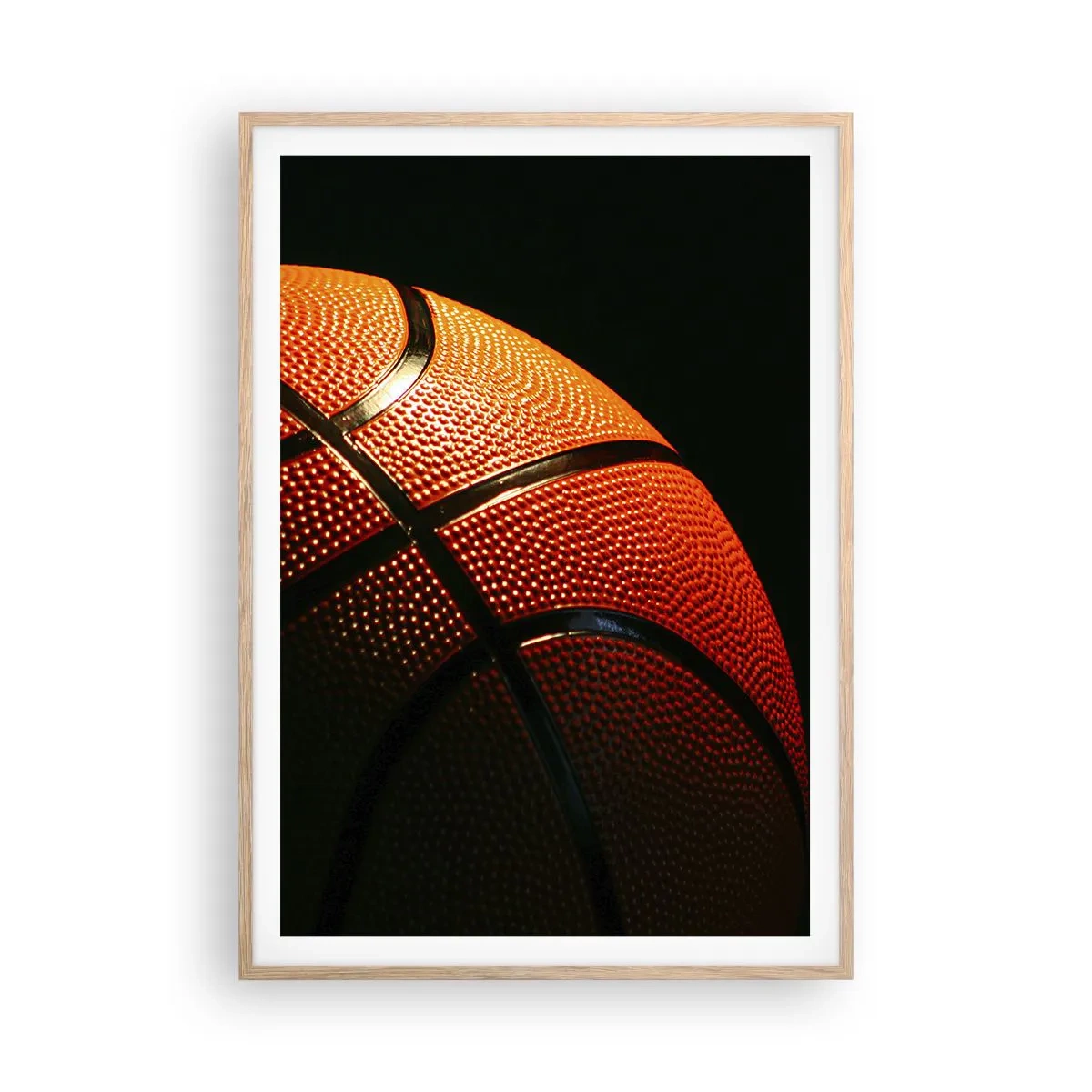 Een poster in een licht eiken lijst - Mooi als een planeet - 70x100 cm
