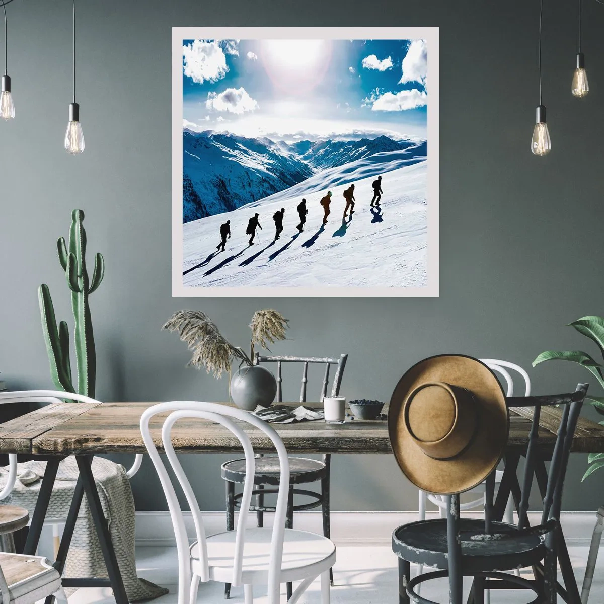 Poster - Het team van de veroveraars - 40x40 cm