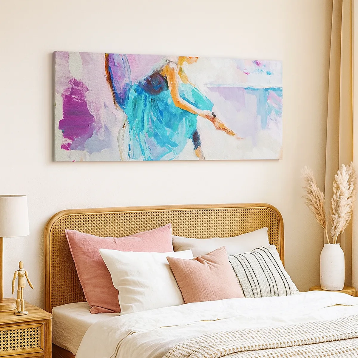 Schilderen op canvas - Onuitsprekelijke gratie, subtiele charme - 30x30 cm