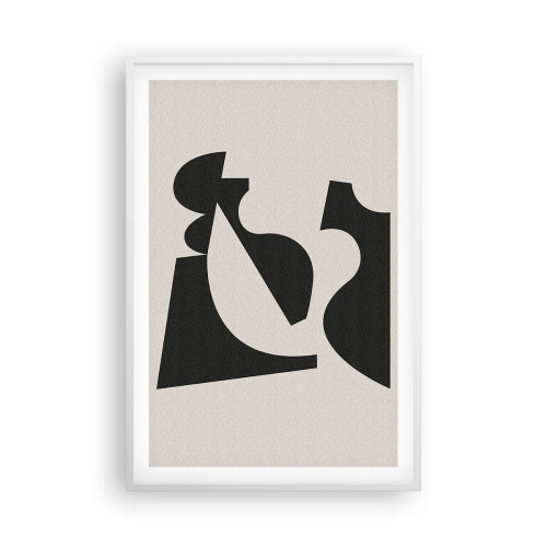 Poster in een witte lijst - Voor zelfassemblage - 61x91 cm