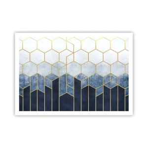 Poster - Compositie in een gesyncopeerd ritme - 100x70 cm