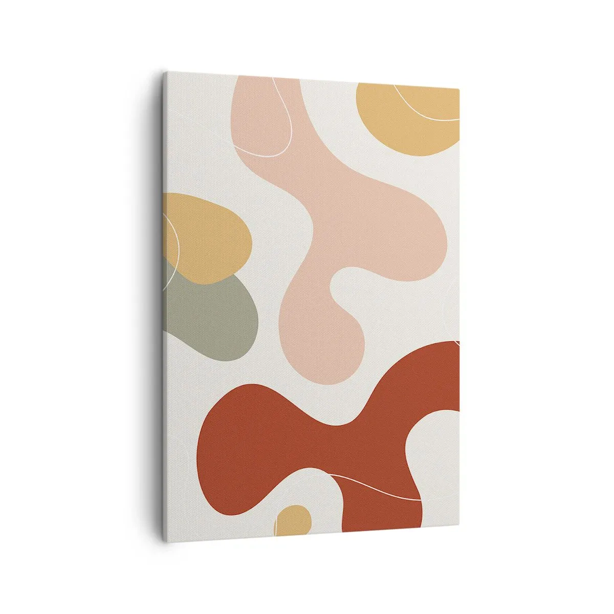 Schilderen op canvas - Kronkels of krullen? - 50x70 cm