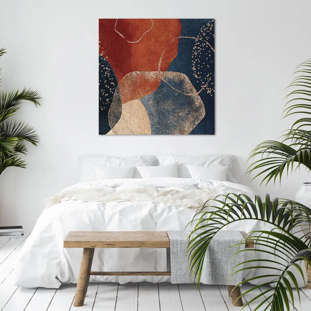 Schilderen op canvas - De lichtheid van het zijn - 40x40 cm