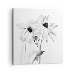 Schilderen op canvas - Niemand wil alleen zijn - 50x50 cm