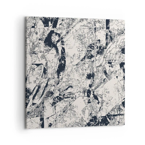 Schilderen op canvas - Interpenetratie van tegenstellingen - 50x50 cm