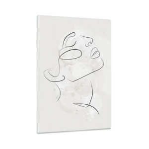 Schilderen op glas - De omtrek van een droom - 50x70 cm