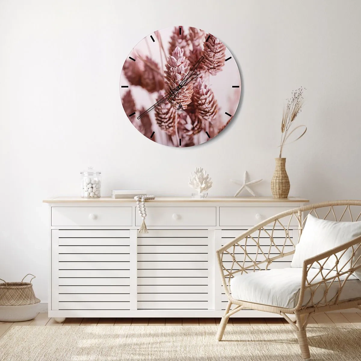 Wandklok - Klok - Schijnbaar onopvallend - 40x40 cm