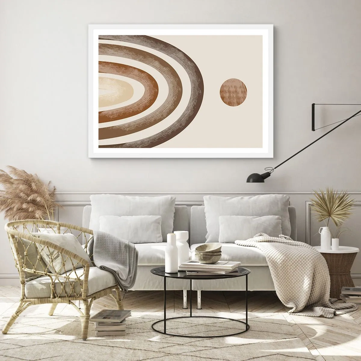 Poster in een witte lijst - In een sterrenstelsel ver, ver weg - 40x30 cm