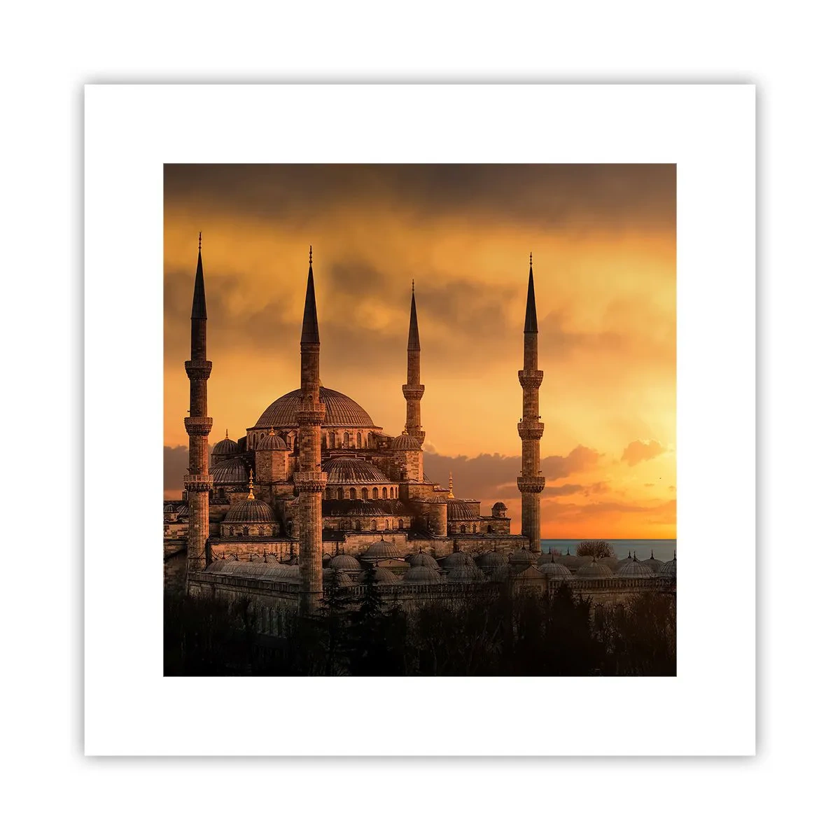 Poster - God is geweldig - 30x30 cm