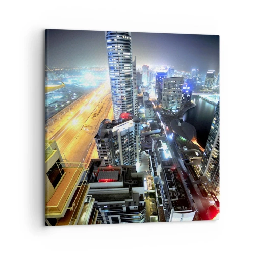 Schilderen op canvas - Een wonder in de woestijn - 60x60 cm