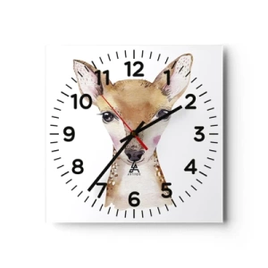 Wandklok - Klok - De aard van onschuld - 30x30 cm