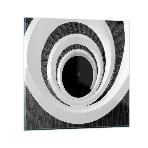 Schilderen op glas - Tot de kern van de zaak - 60x60 cm