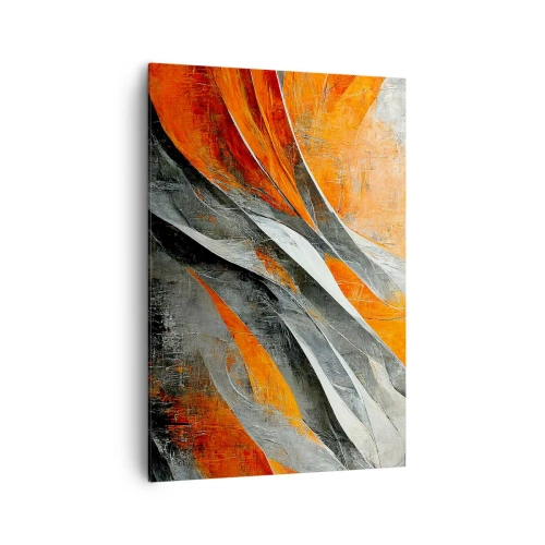 Schilderen op canvas - Hitte en koude - 70x100 cm