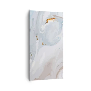 Schilderen op canvas - Het wit is verheven - 65x120 cm