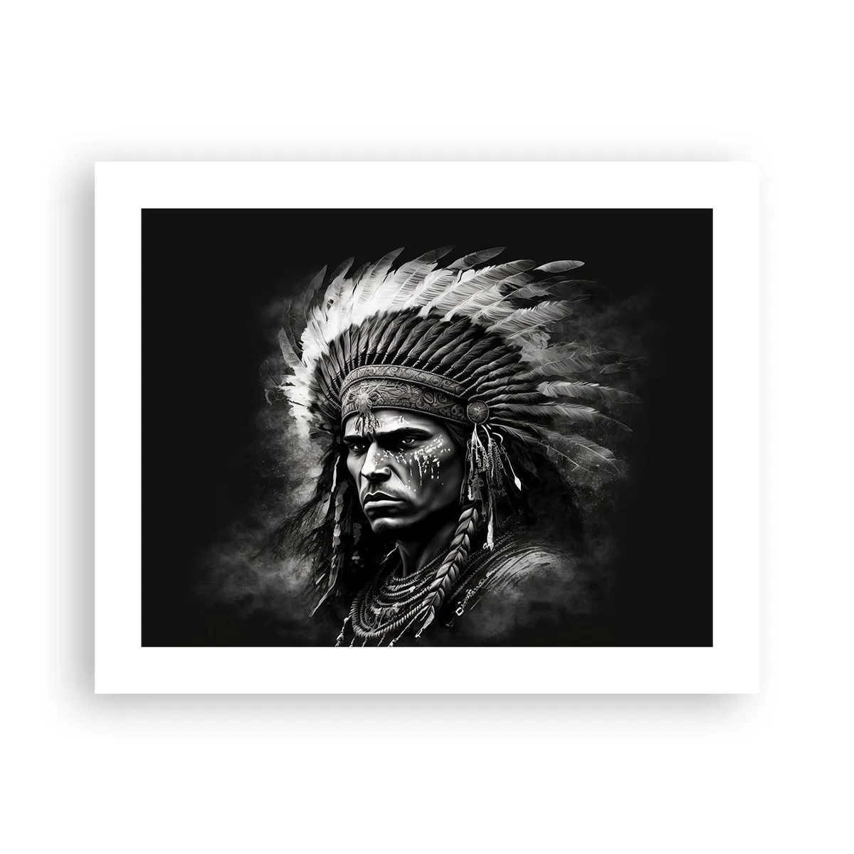 Poster - Een leider en strijder - 50x40 cm