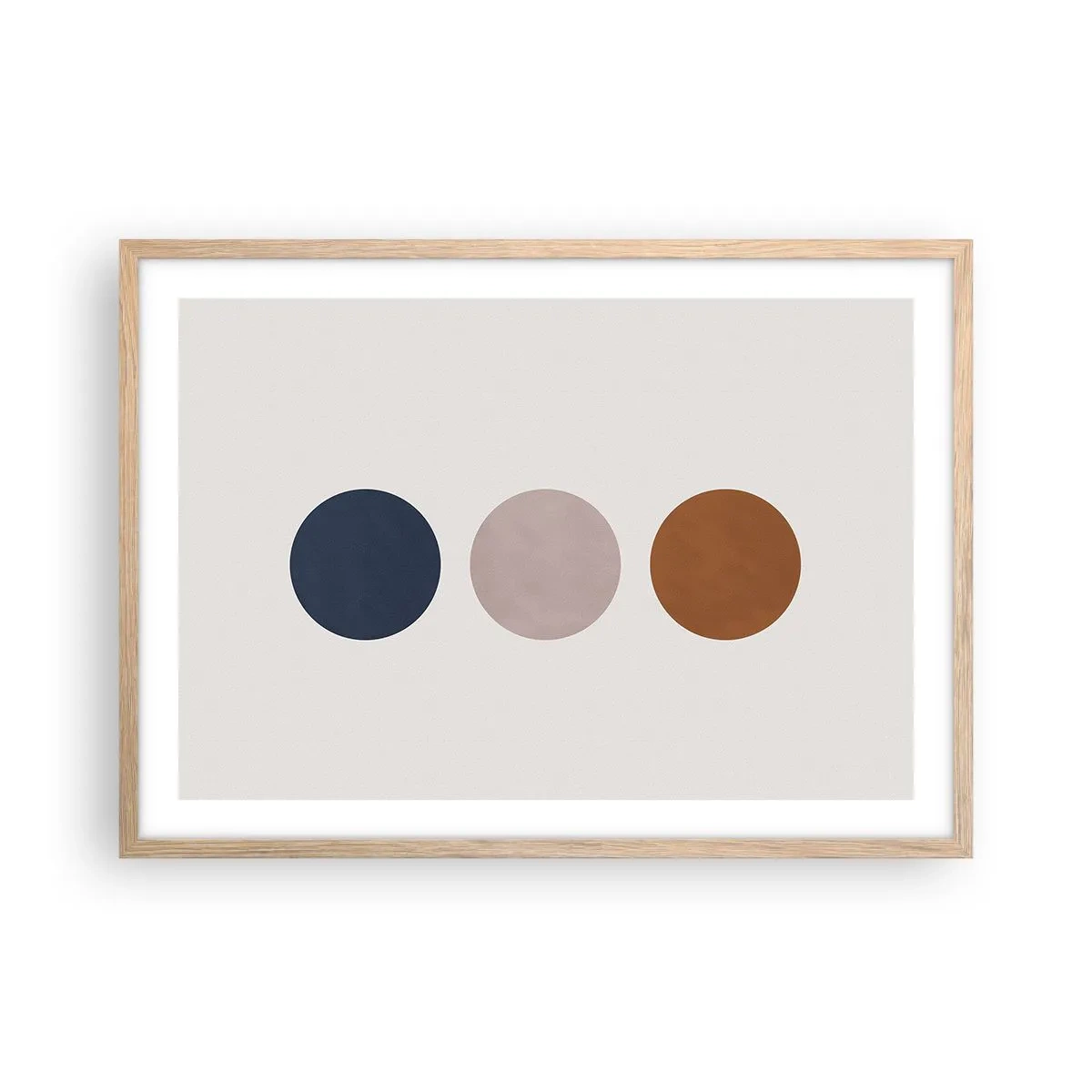 Een poster in een licht eiken lijst - Een symbool van uitmuntendheid - 70x50 cm