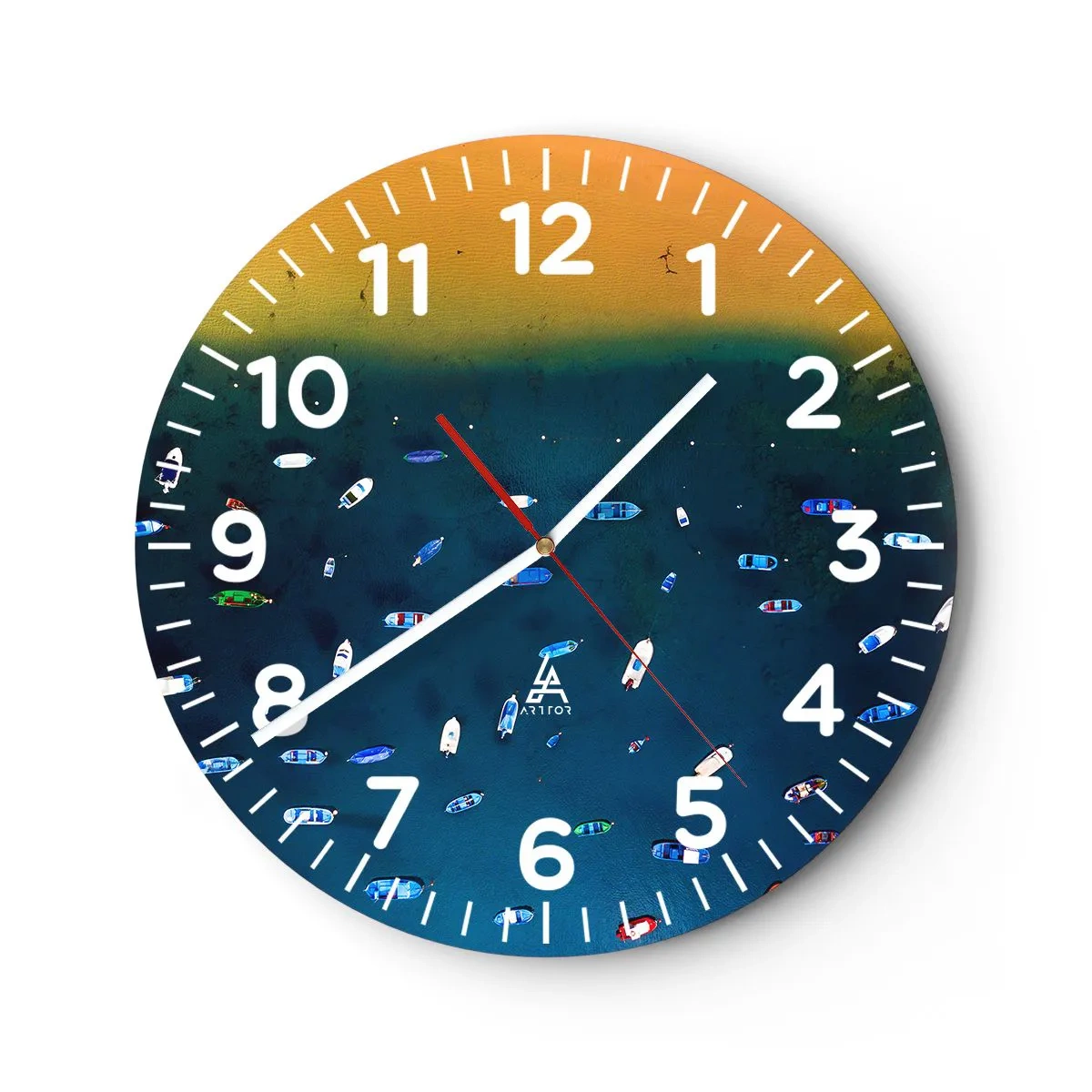 Wandklok - Klok - Vakantie spel - 30x30 cm