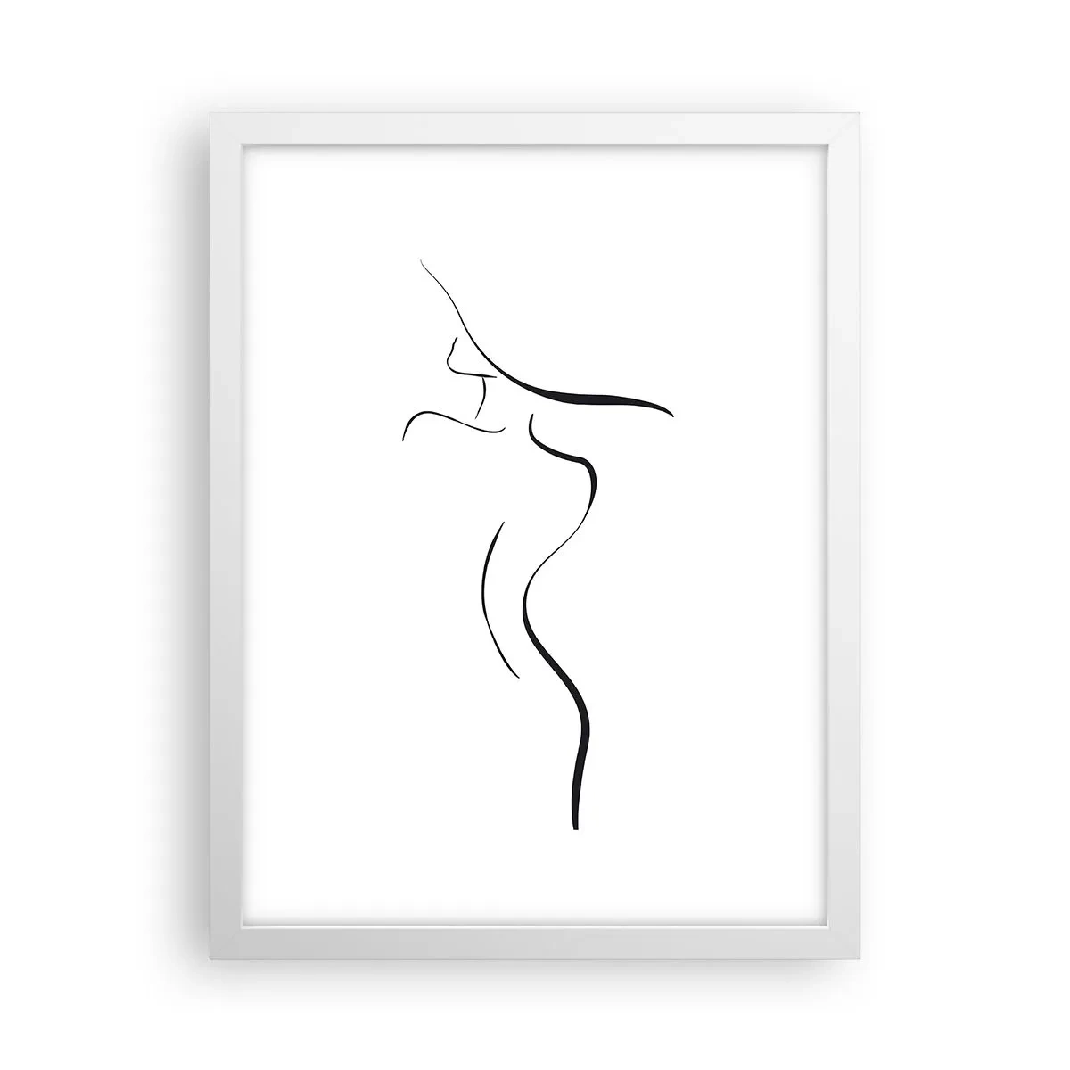 Poster in een witte lijst - Ongrijpbaar als een golf - 30x40 cm