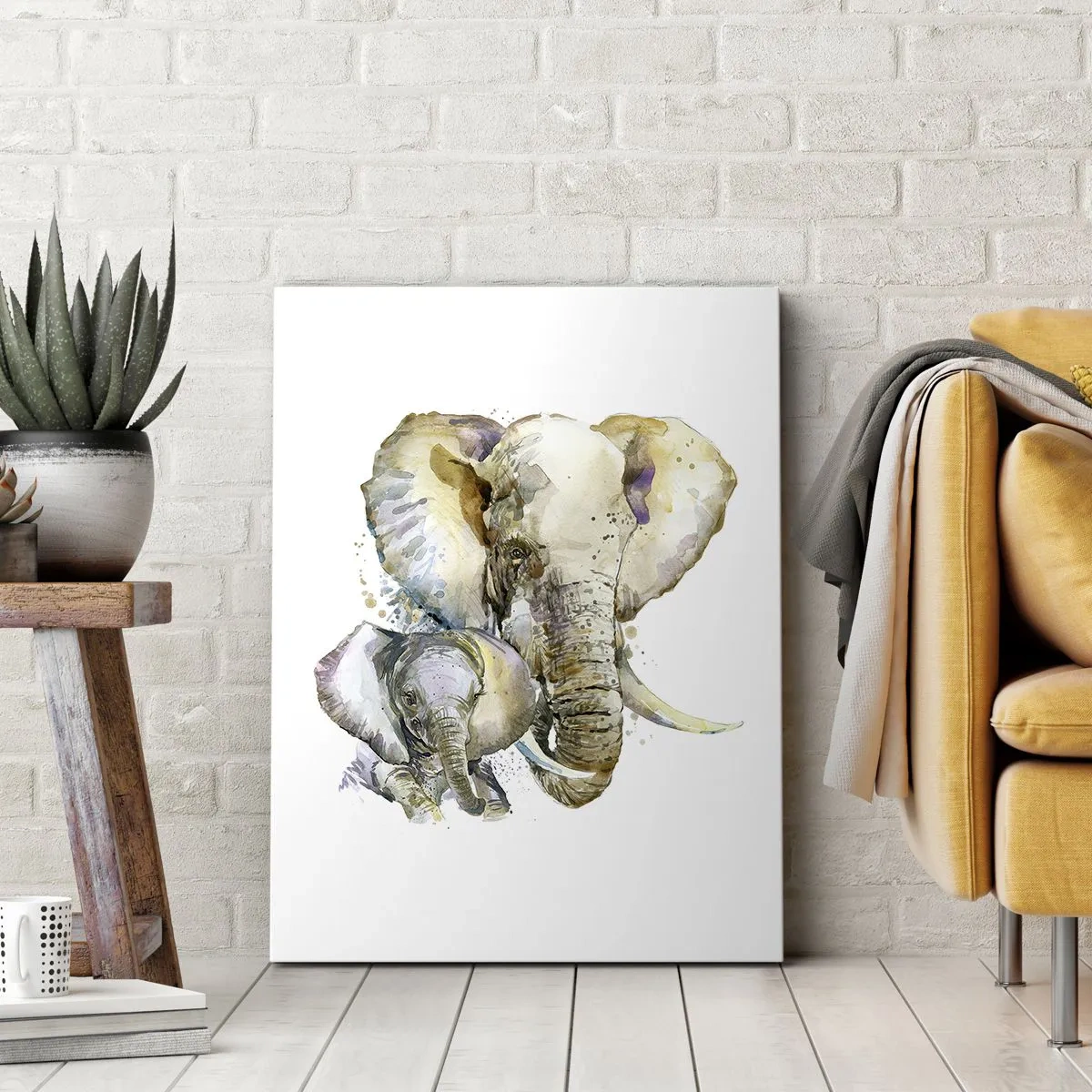Schilderen op canvas - Er gaat niets boven mama - 45x80 cm