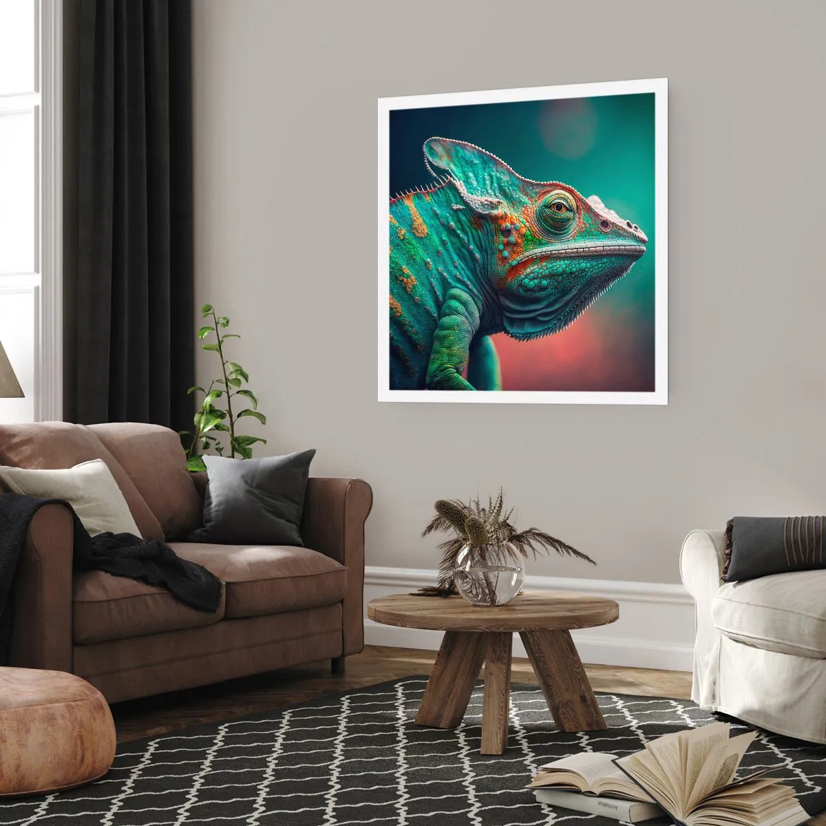 Poster - Jij ziet mij? Niet goed… - 40x40 cm