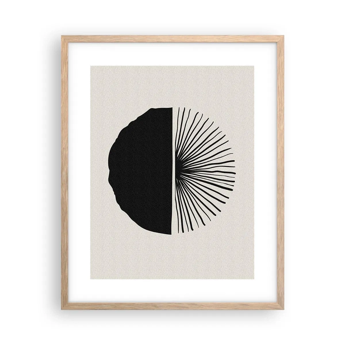 Een poster in een licht eiken lijst - Een scala aan mogelijkheden - 40x50 cm