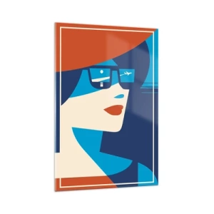 Schilderen op glas - Vakantie trip - 70x100 cm