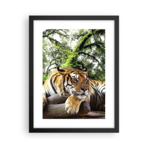 Poster in een zwarte lijst - Met vriendelijke groet - 30x40 cm