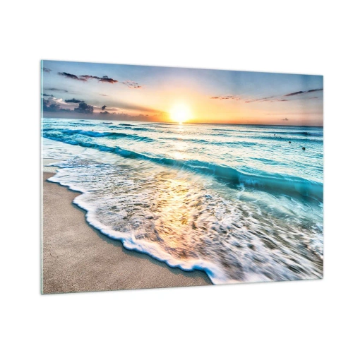 Schilderen op glas - Een uitzicht dat de moeite waard is - 100x70 cm